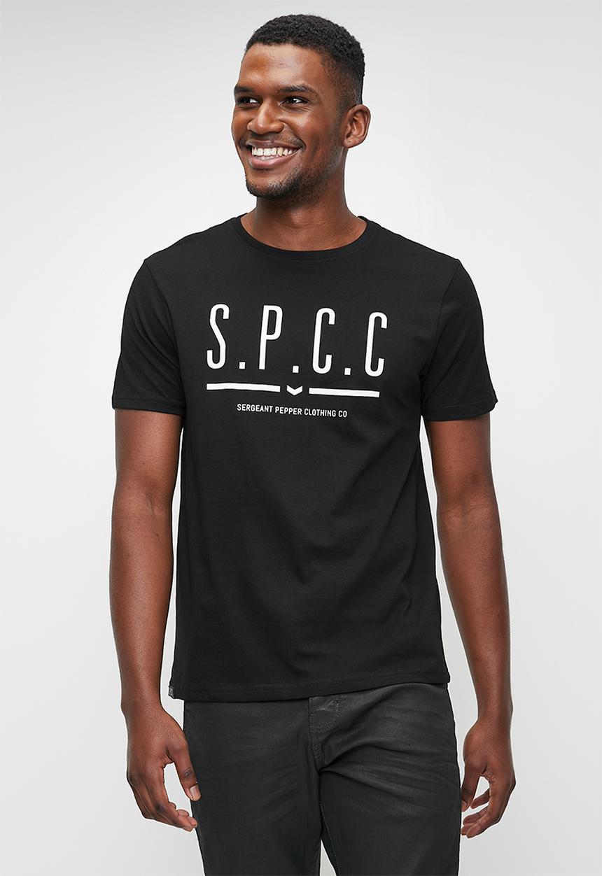 S.P.C.C - Milica Tee  - Black Regular Fit Signature Tees Black