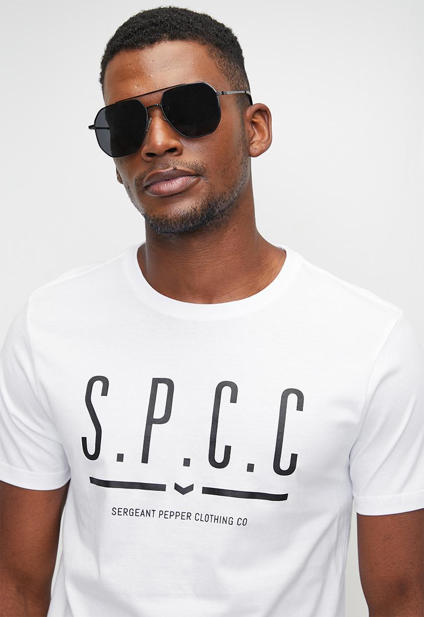 S.P.C.C - Milica Tee  - Regular Fit Signature Tees Optical White