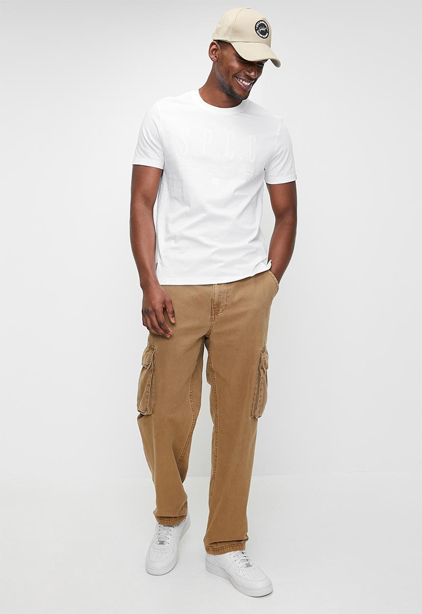 S.P.C.C - Cosmin Tee Regular Fit Fashion Tees - Optical White