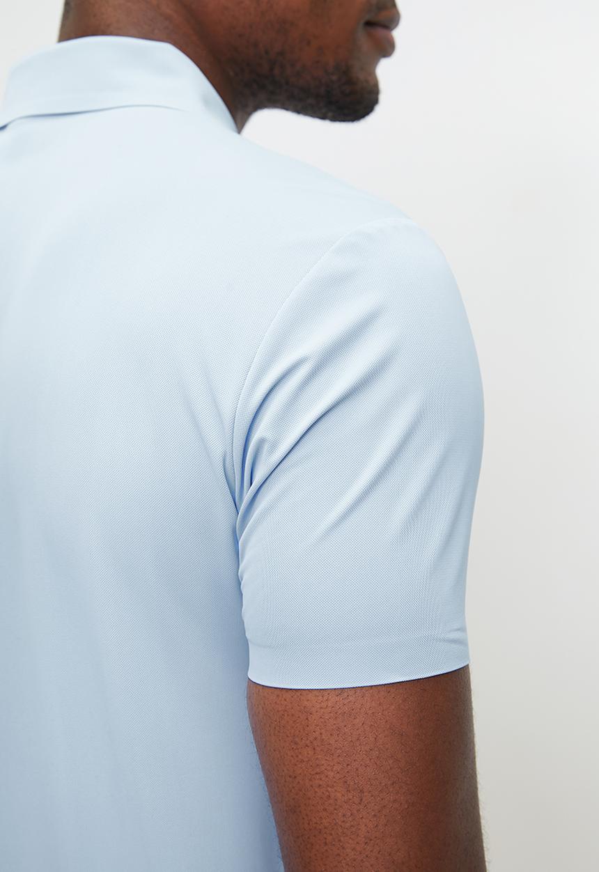 POLO - Khaya sport short sleeve tech golfer - light blue	