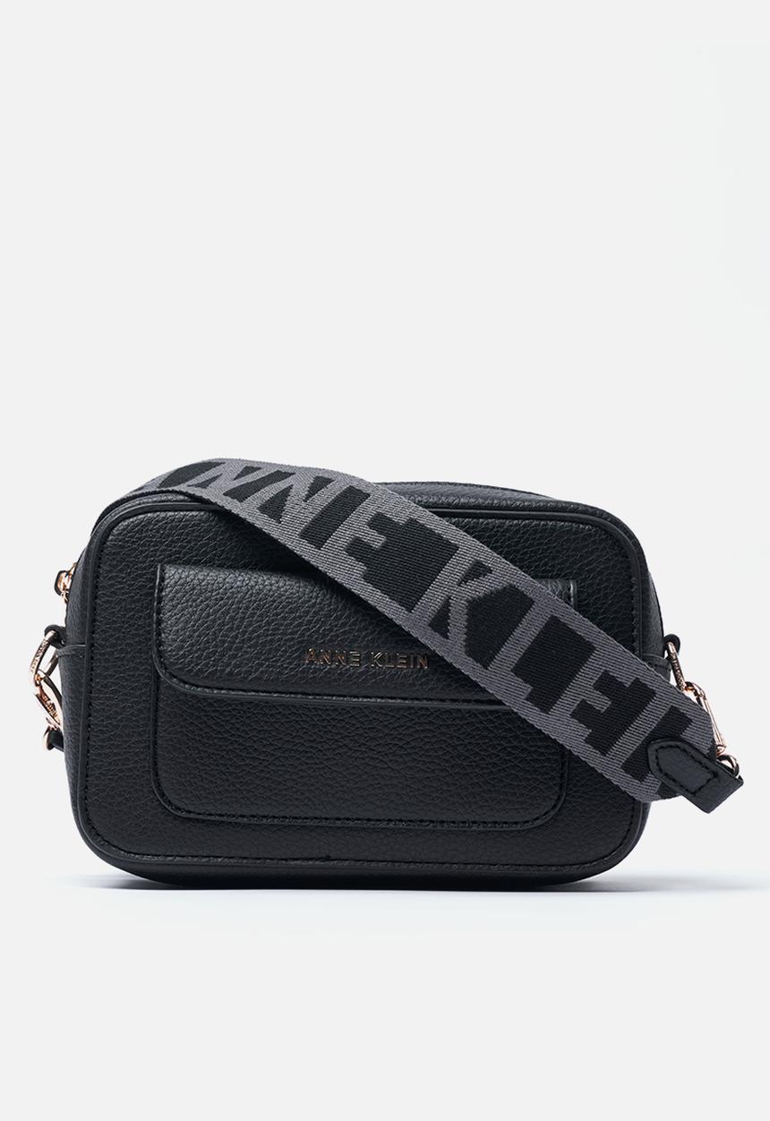 Anne Klein - Detachable strap crossbody bag-Black
