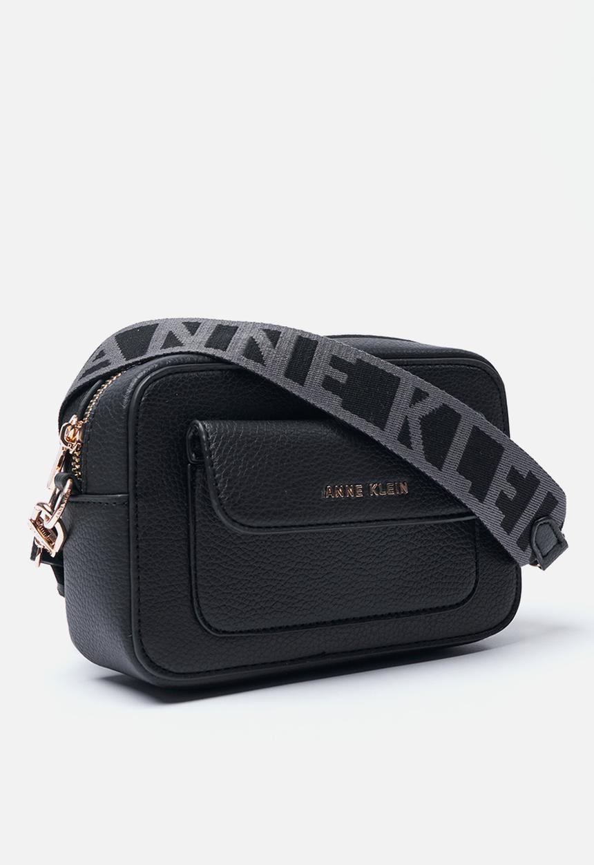 Anne Klein - Detachable strap crossbody bag-Black