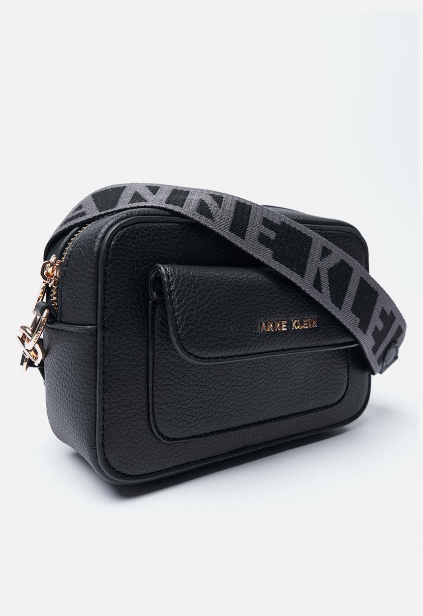 Anne Klein - Detachable strap crossbody bag-Black