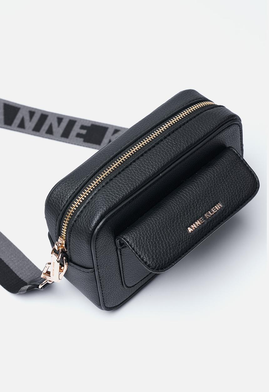 Anne Klein - Detachable strap crossbody bag-Black
