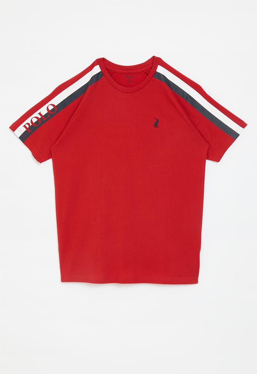 POLO - Boys carter raglan short sleeve tee - red