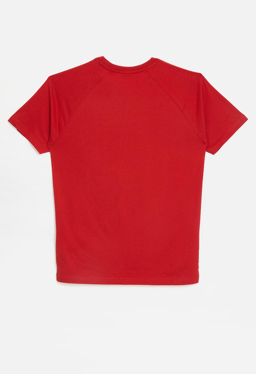 POLO - Boys carter raglan short sleeve tee - red
