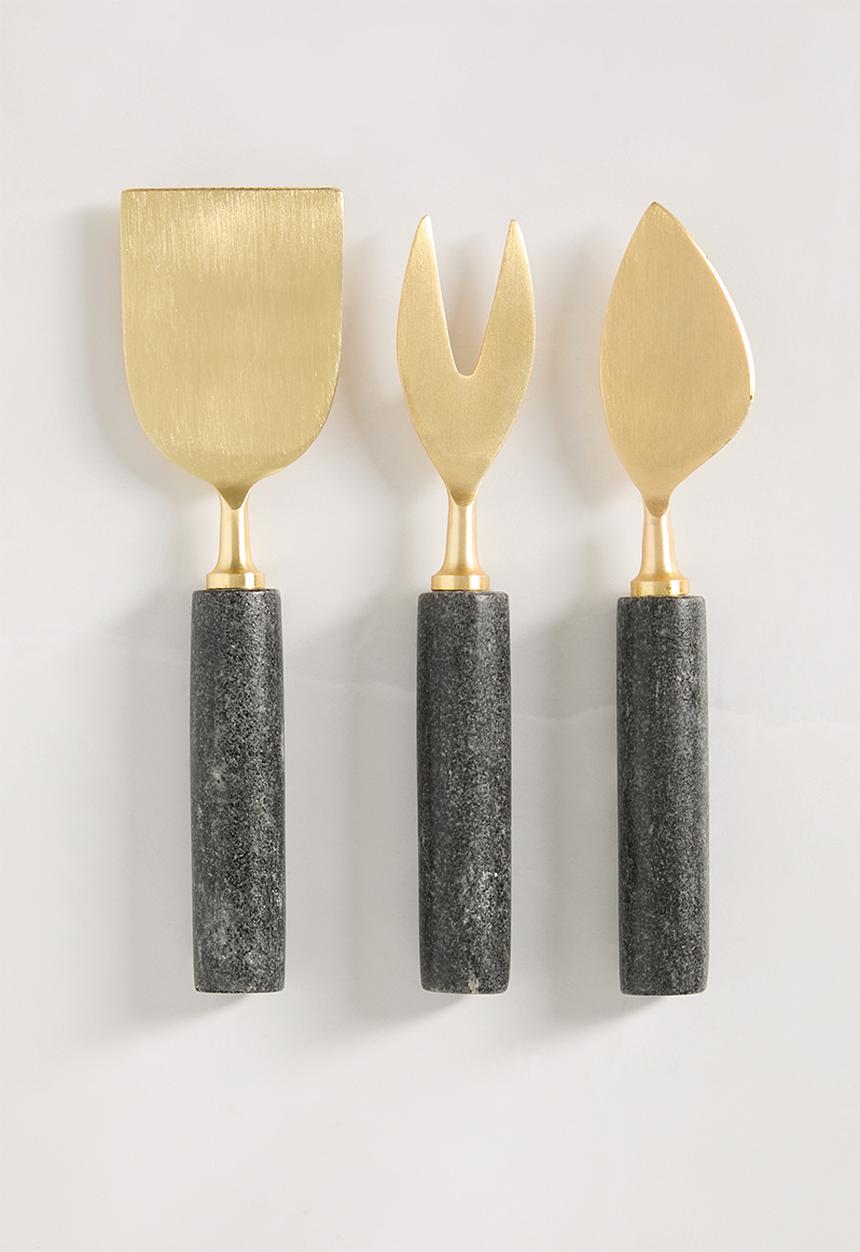 Sixth Floor - Rev cheese knives set of 3 - Grey