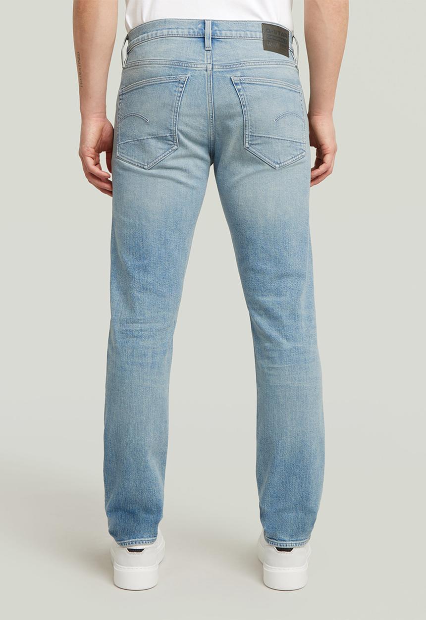 G-STAR - 3301 Slim - Sun Faded Pacific Blue