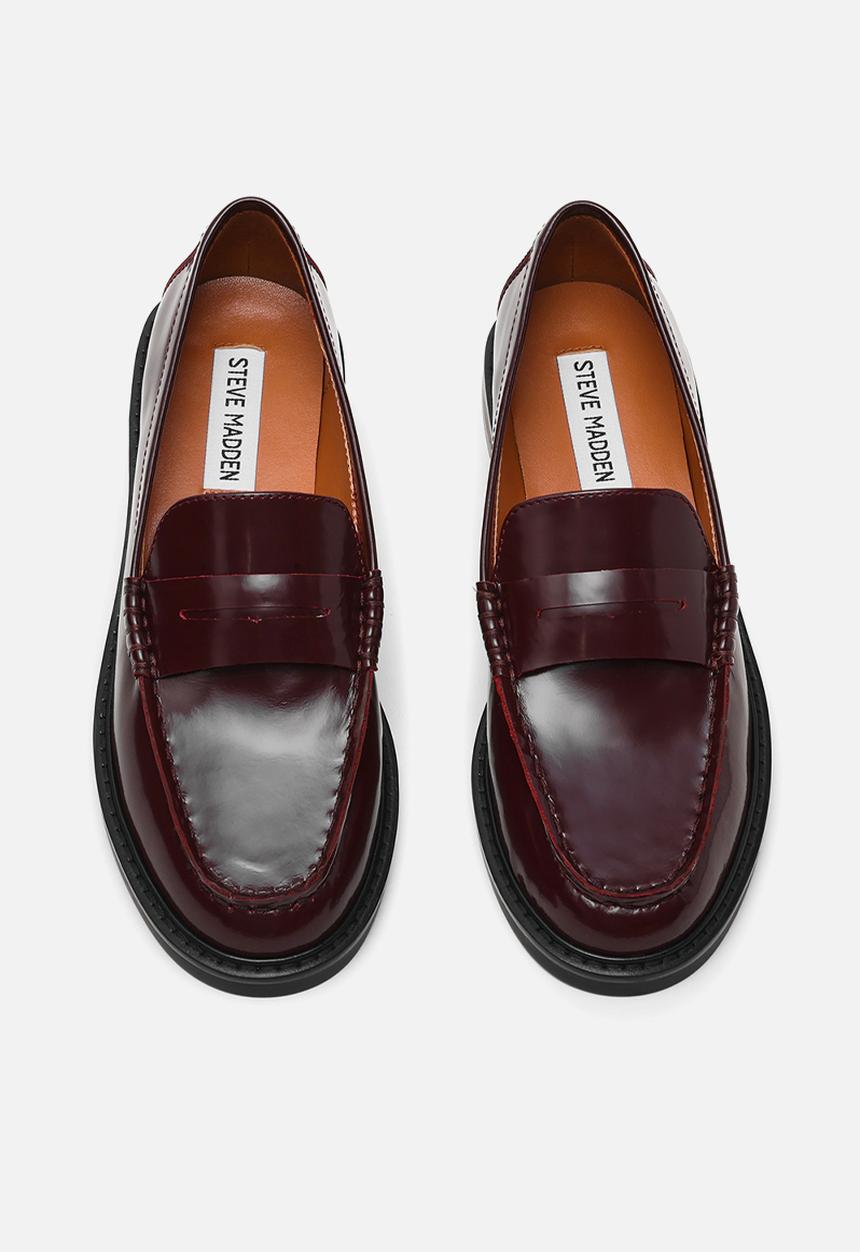 Steve Madden - Adison loafer  - wine leath