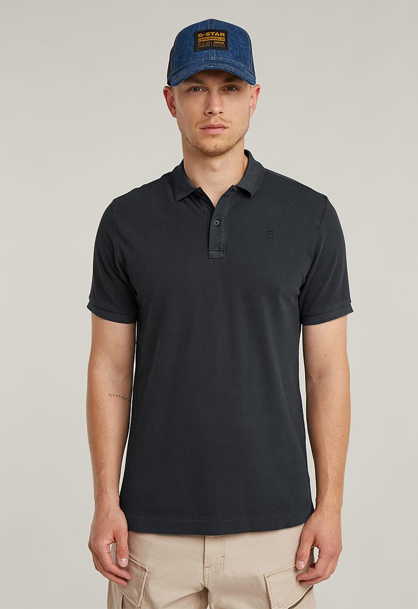 G-STAR - Dunda Overdyed Slim Polo S\S - Salute Gd