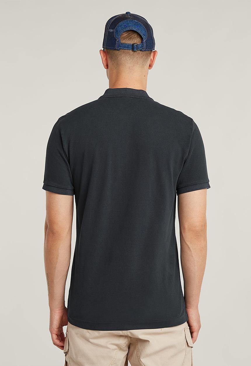 G-STAR - Dunda Overdyed Slim Polo S\S - Salute Gd
