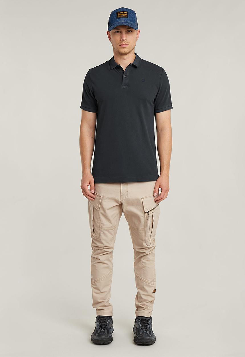 G-STAR - Dunda Overdyed Slim Polo S\S - Salute Gd