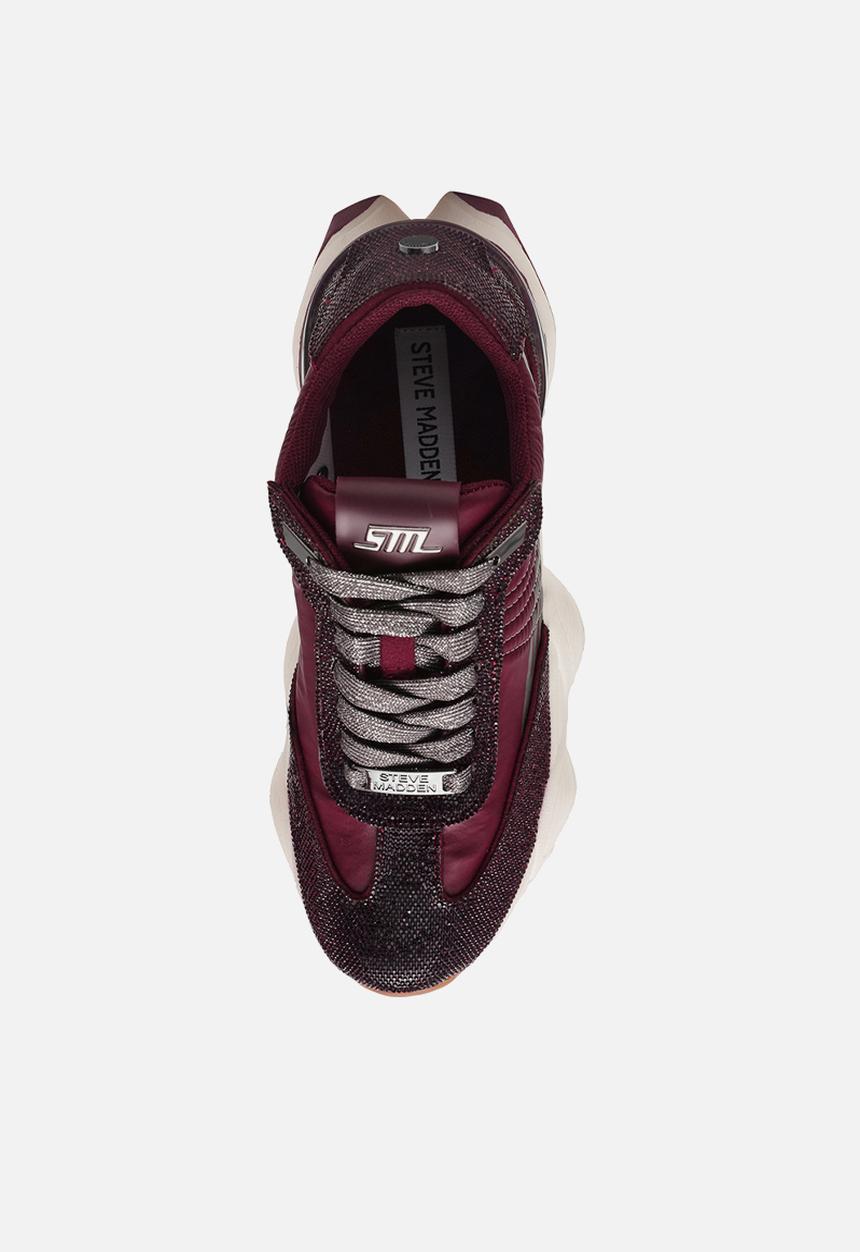 Steve Madden - Setback-r sneaker - dk cherry lacq