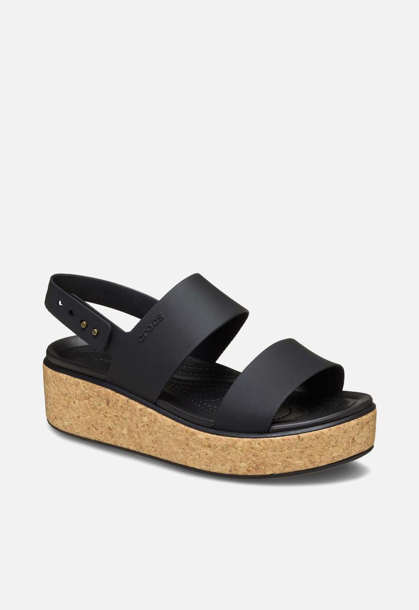 Crocs - Brooklyn klyn cork low wedge - black