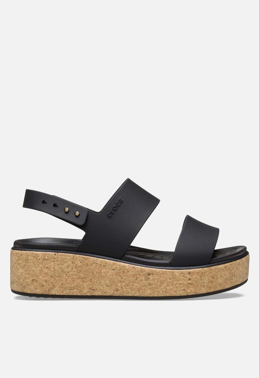 Crocs - Brooklyn klyn cork low wedge - black