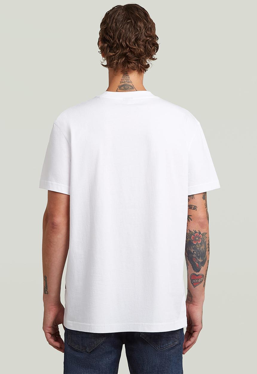 G-STAR - Hd Print R T - White