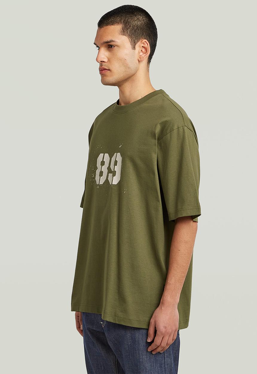 G-STAR - Sprayed 89 Back Gr Boxy R T - Shadow Olive