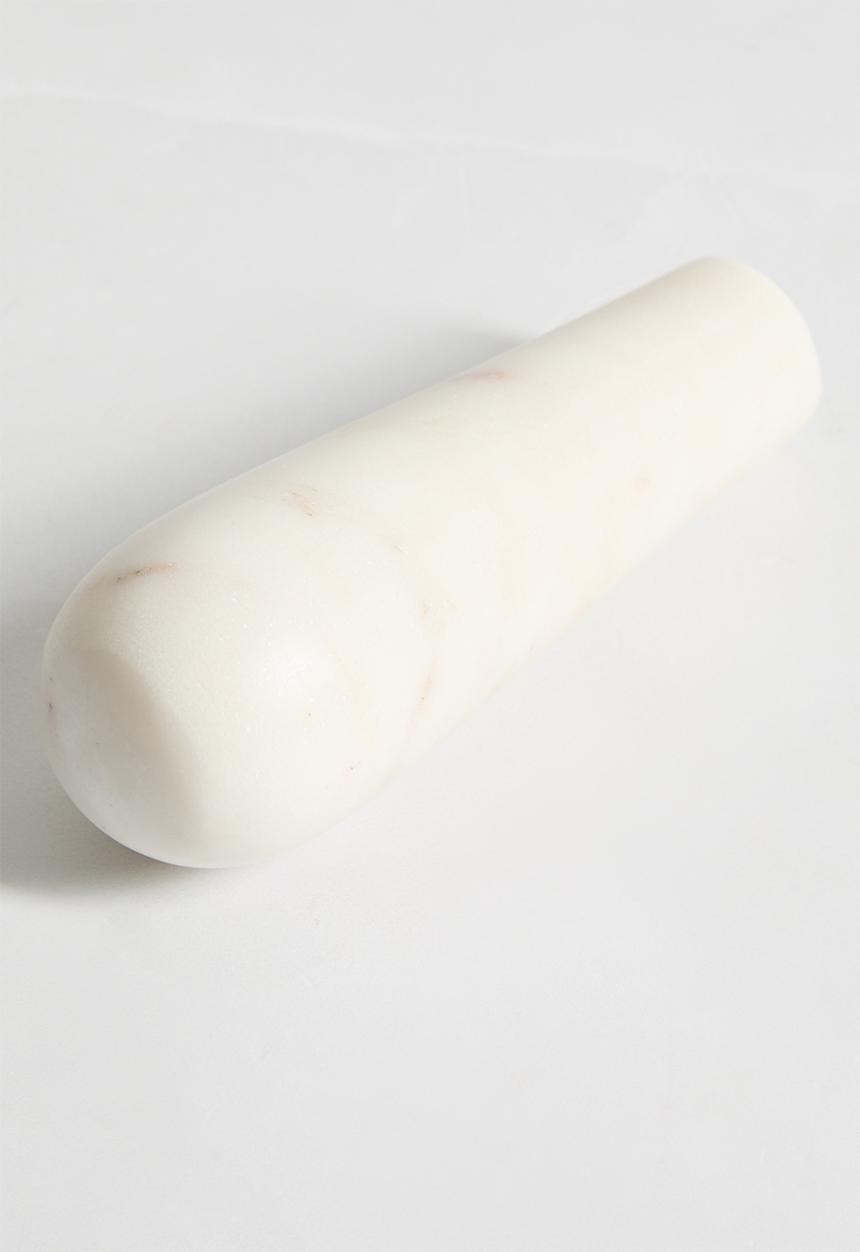 Sixth Floor - Mega marble pestle & mortar - White