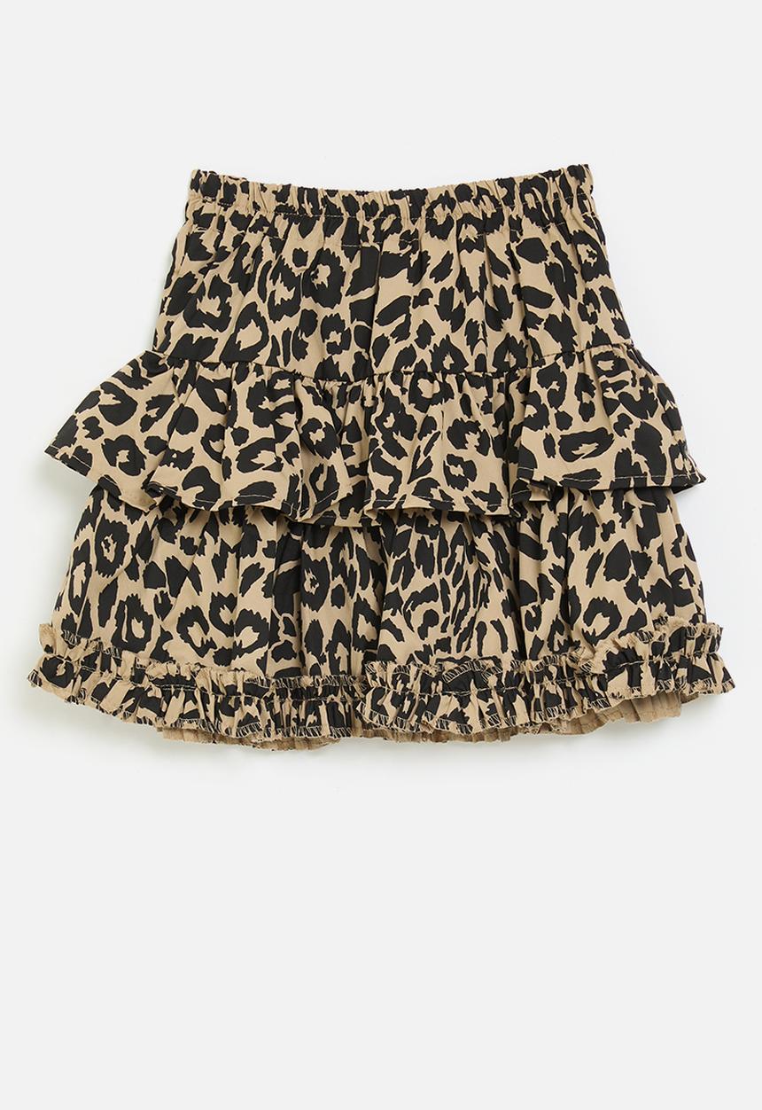 Pop Candy - Tiered printed skirt - multi