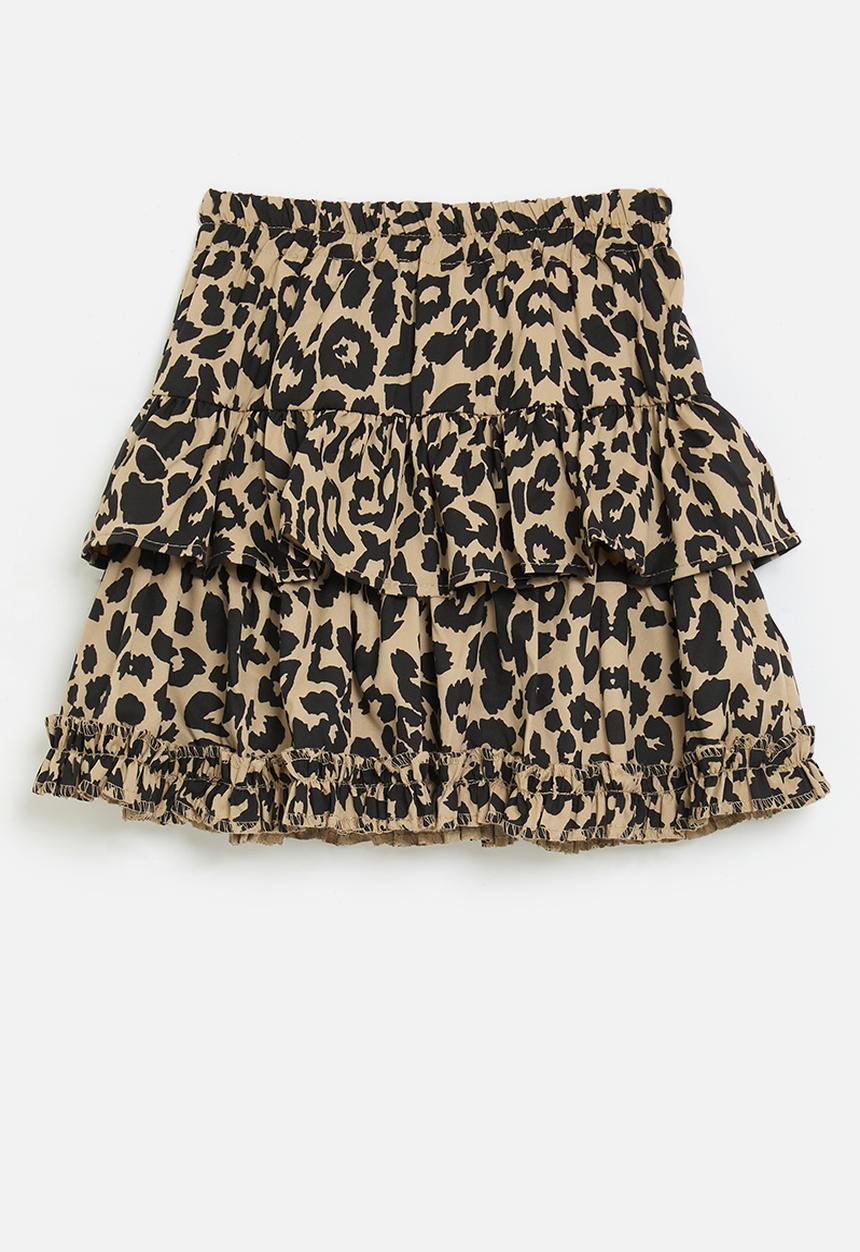 Pop Candy - Tiered printed skirt - multi