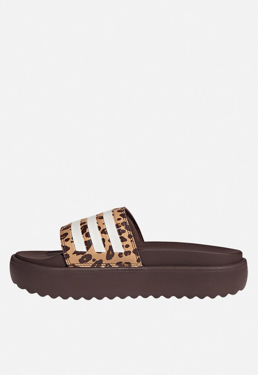 adidas Originals - Adilette platform - jr9234 - shadow brown/ftwr white/magic beige
