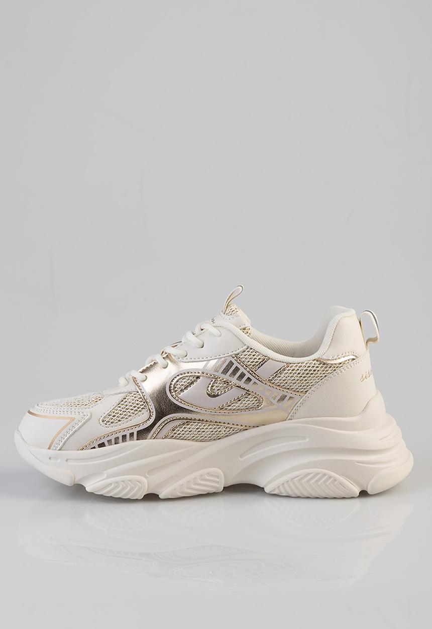 SISSY BOY - JESSICA SNEAKER - CREAM & GOLD