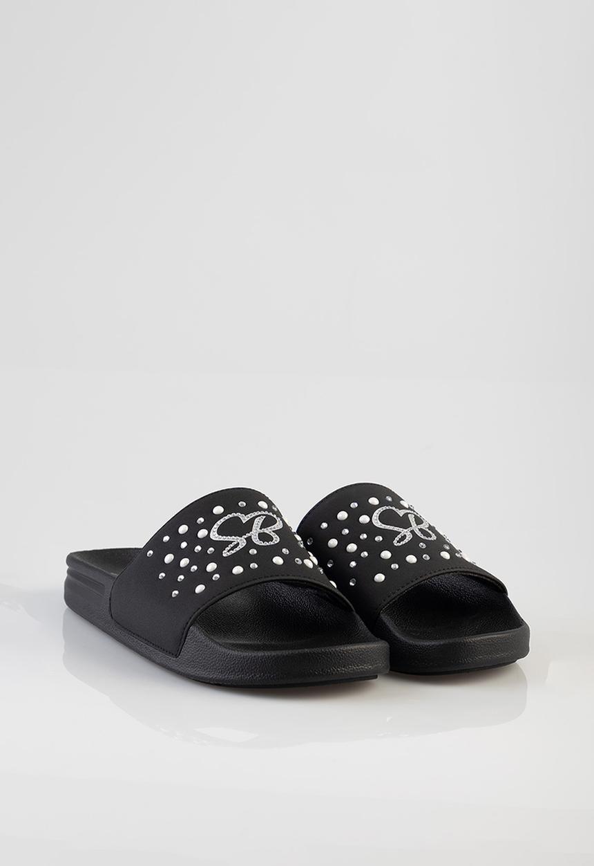 SISSY BOY - PAULA SLIDE - BLACK