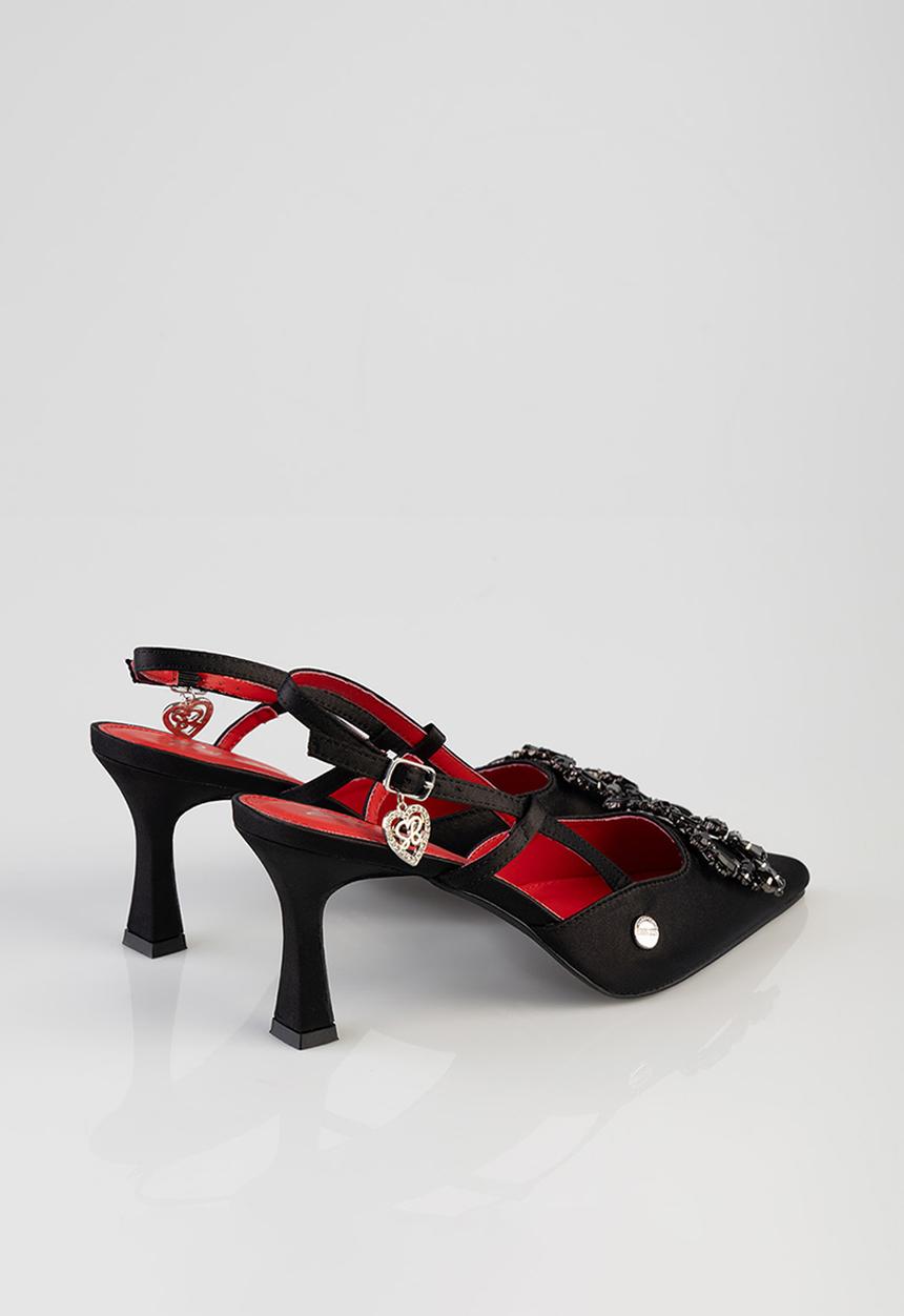 SISSY BOY - BROCHY HEEL - BLACK