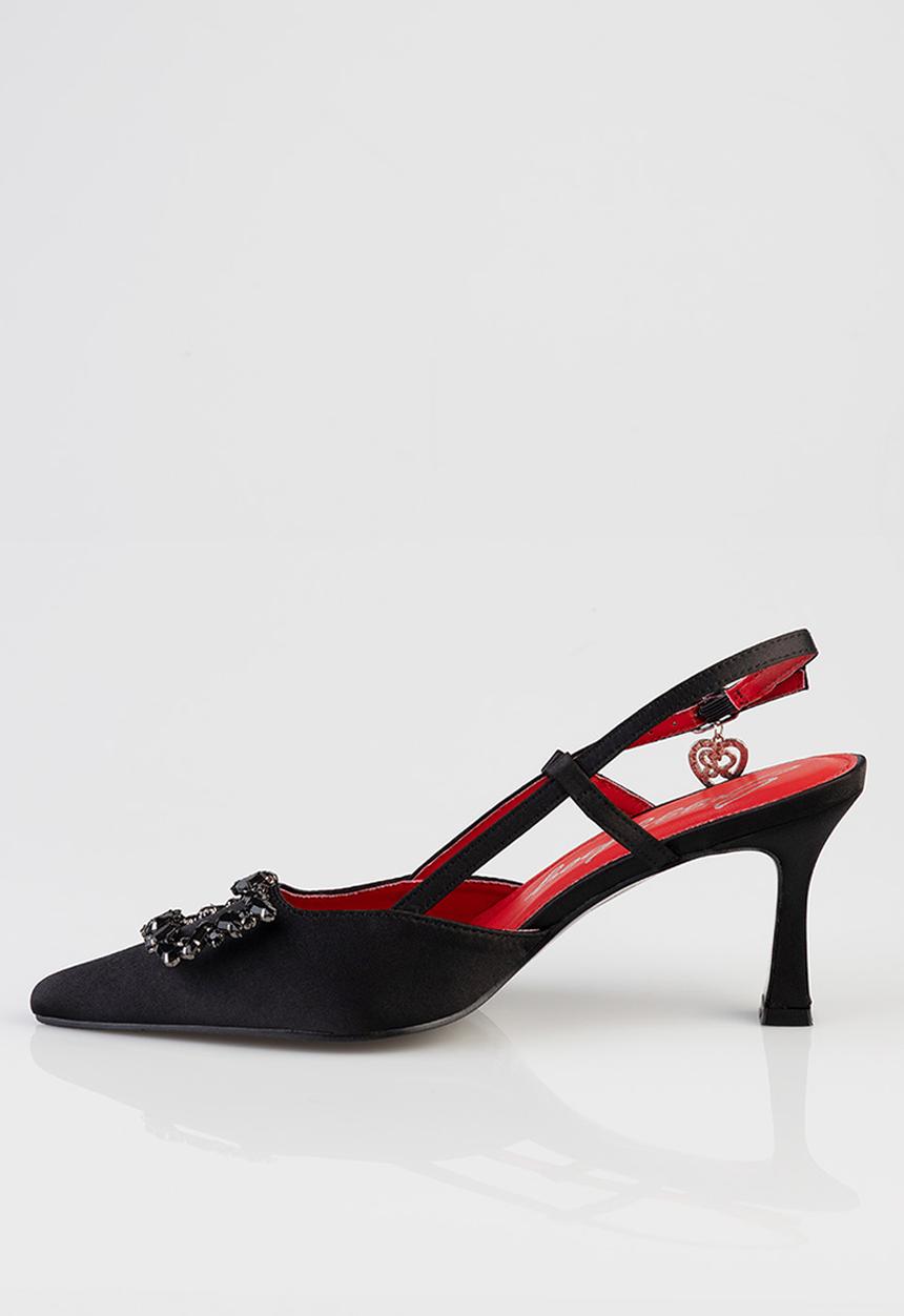SISSY BOY - BROCHY HEEL - BLACK