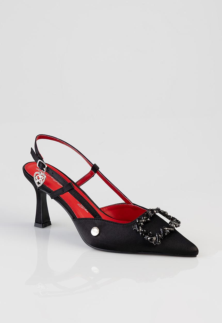SISSY BOY - BROCHY HEEL - BLACK