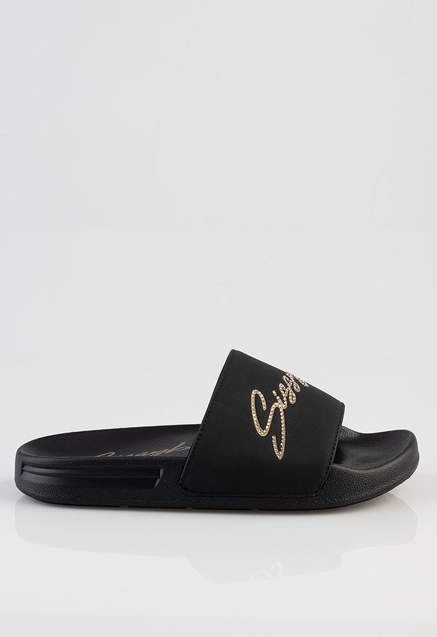 SISSY BOY - PAULA BOLD SLIDE - BLACK