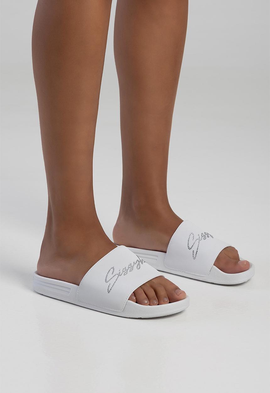 SISSY BOY - PAULA BOLD SLIDE - WHITE
