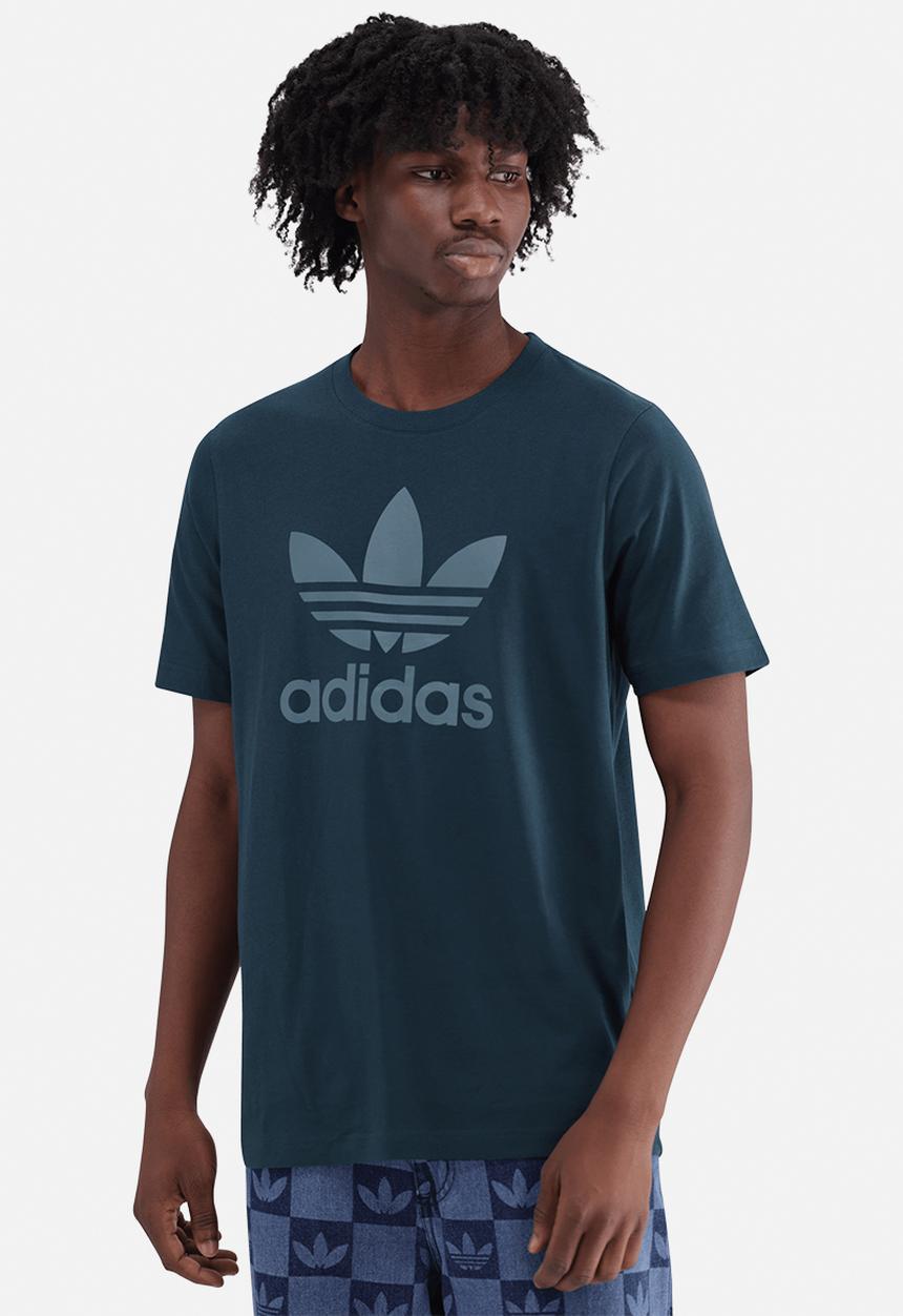 adidas Originals - Trefoil Tee - Blue  aurora ivy