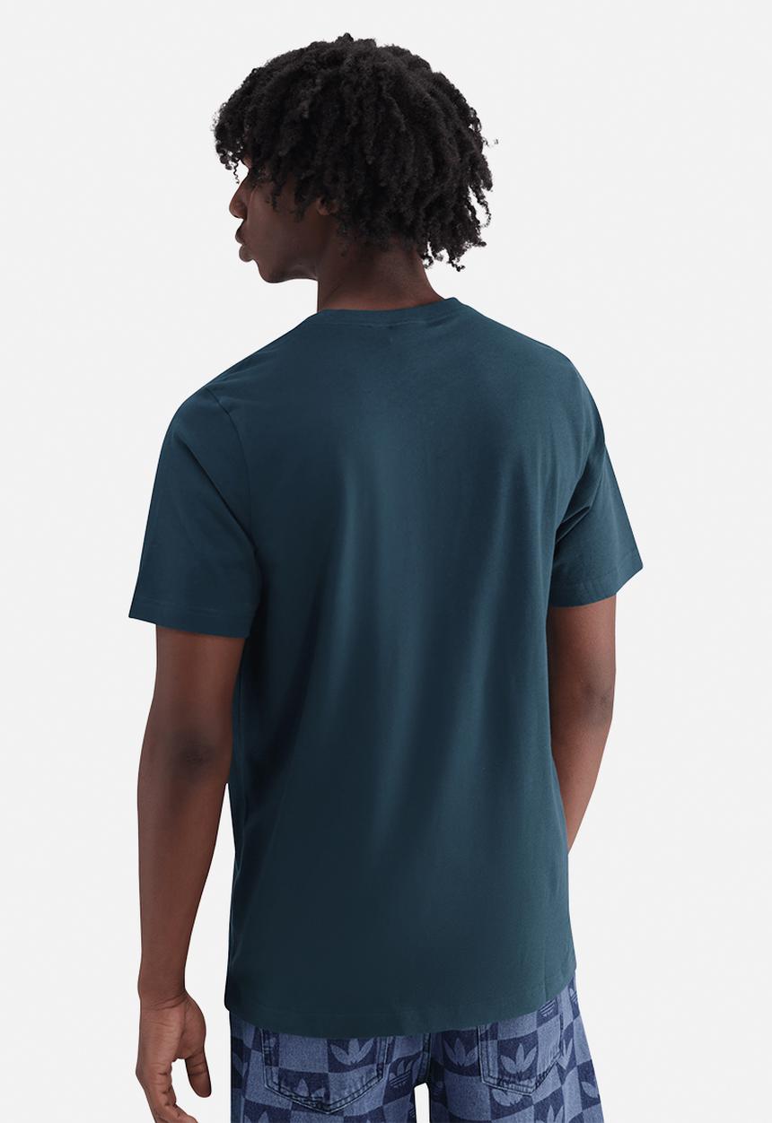 adidas Originals - Trefoil Tee - Blue  aurora ivy