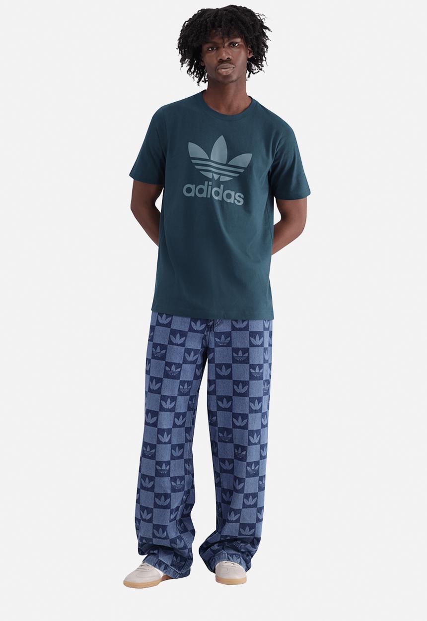 adidas Originals - Trefoil Tee - Blue  aurora ivy