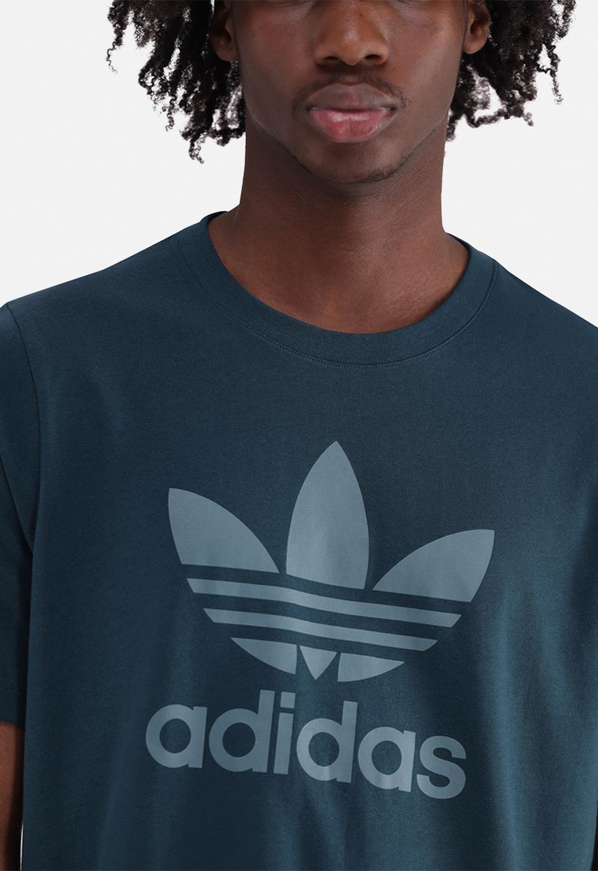 adidas Originals - Trefoil Tee - Blue  aurora ivy