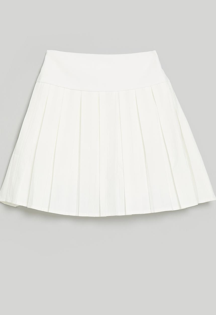 Pop Candy - Pleated skirt - white