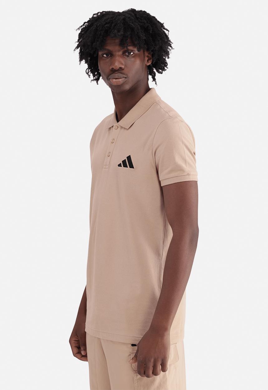 adidas Performance - Essentials Small Logo Piqué Polo Shirt - Brown