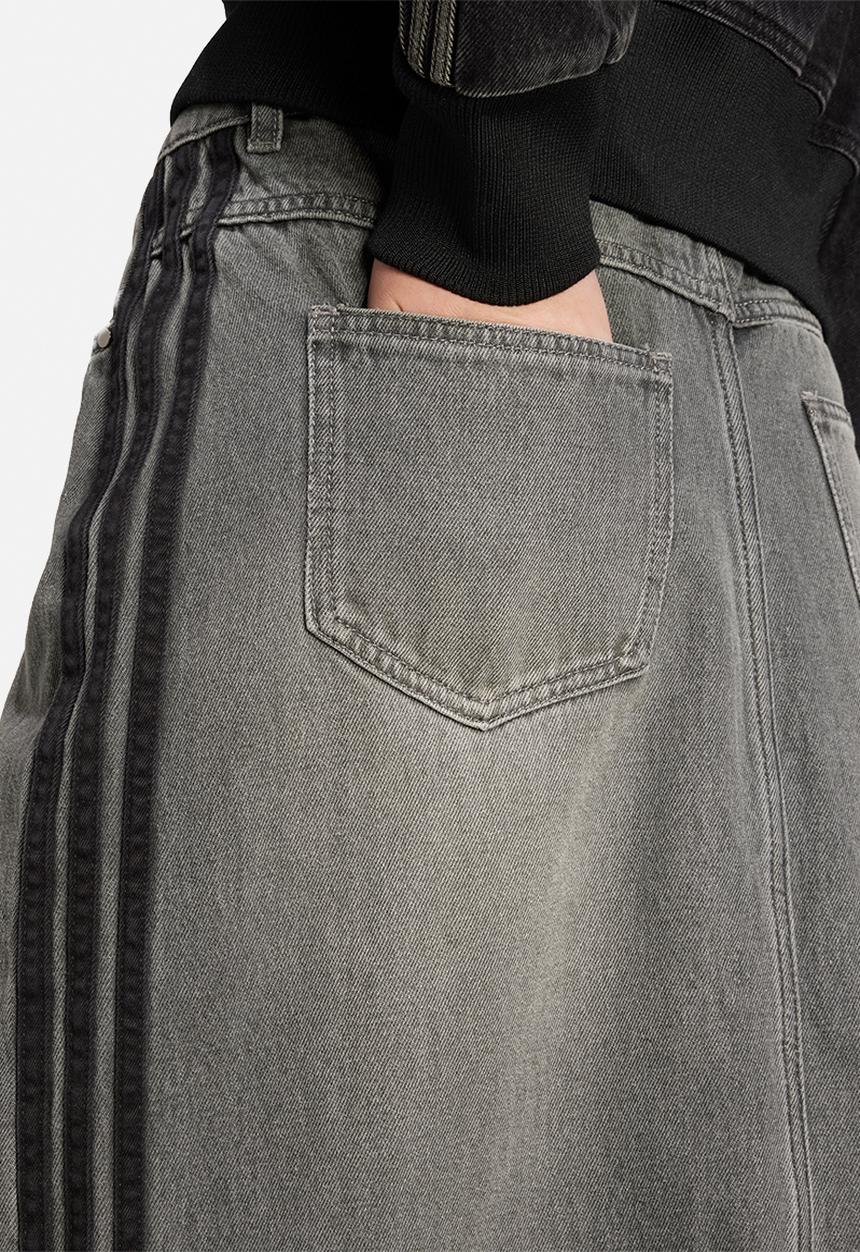 adidas Originals - Denim Long Skt - black