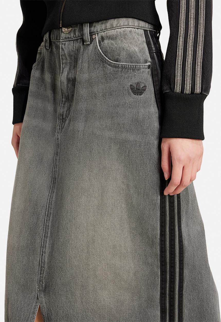 adidas Originals - Denim Long Skt - black