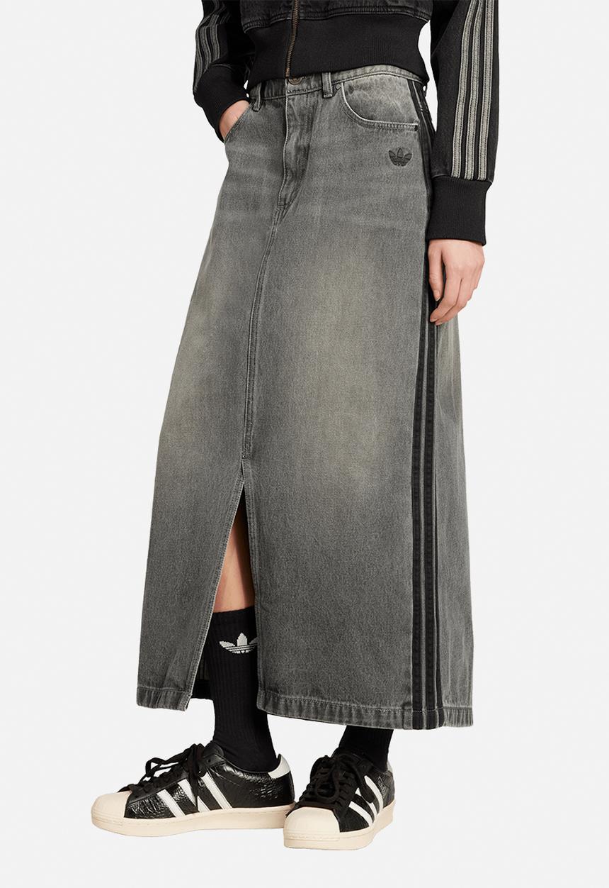 adidas Originals - Denim Long Skt - black