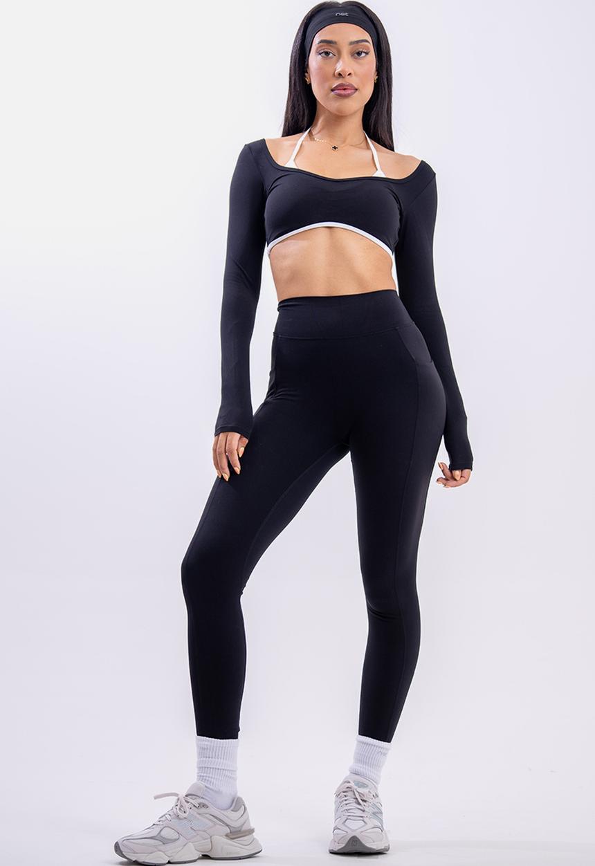 Net Athletic - Cupid curve top - jet black
