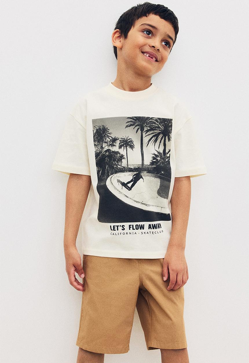 H&M - Cotton shorts - beige
