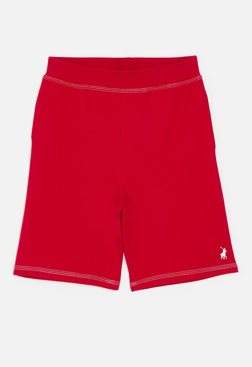 POLO - Boys allan short - samba red