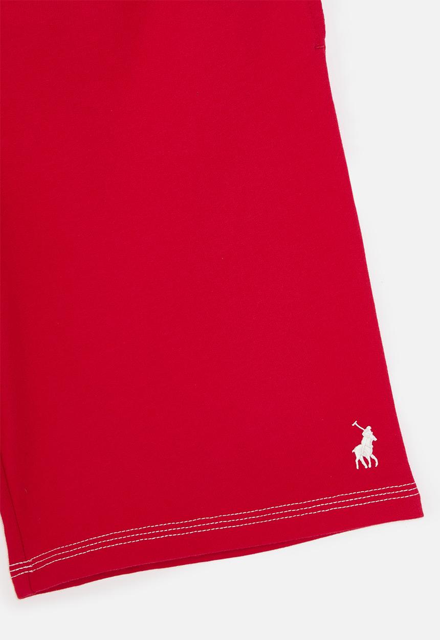 POLO - Boys allan short - samba red