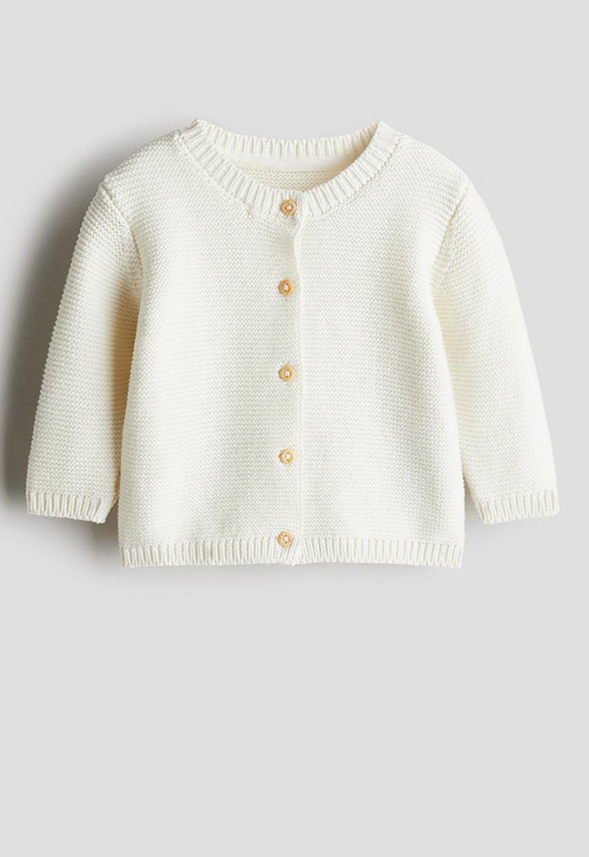 H&M - Knitted cardigan - white