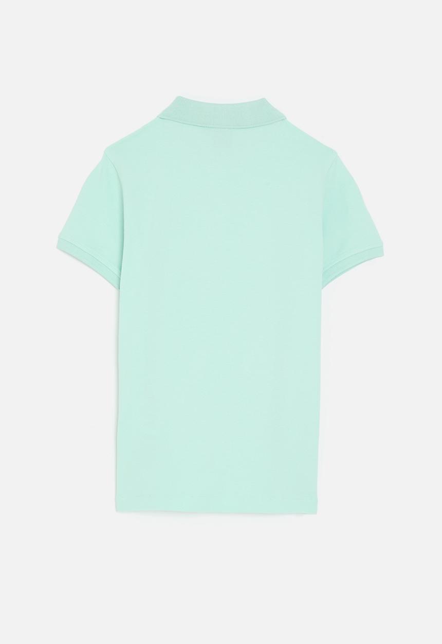 POLO - Girls nina short sleeve golfer - turquoise