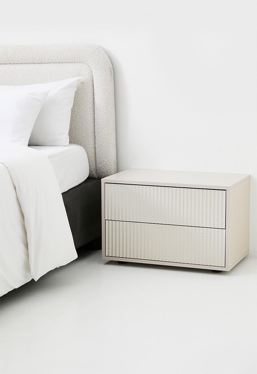Me&Co - Alto 2 Drawer Pedestal - Taupe