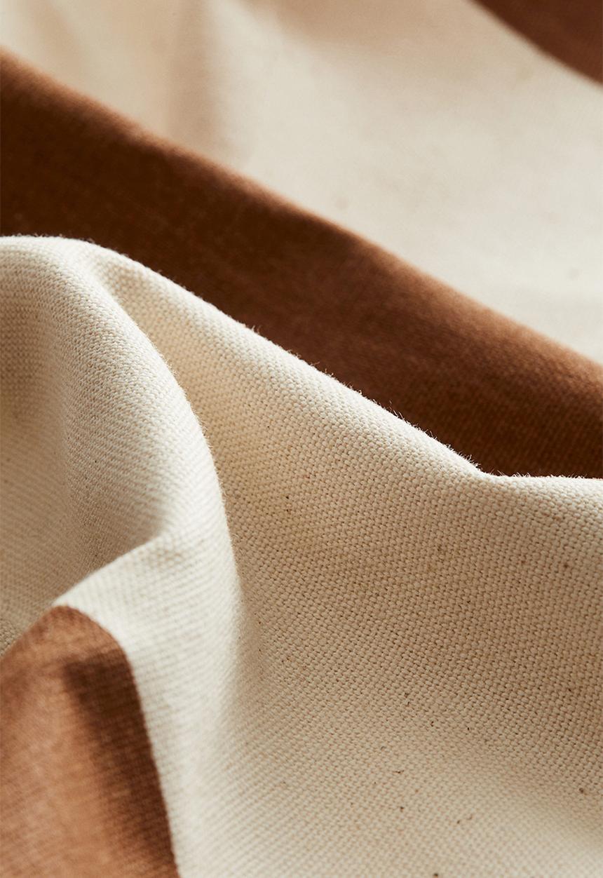 H&M - Outdoor cushion cover - brown striped