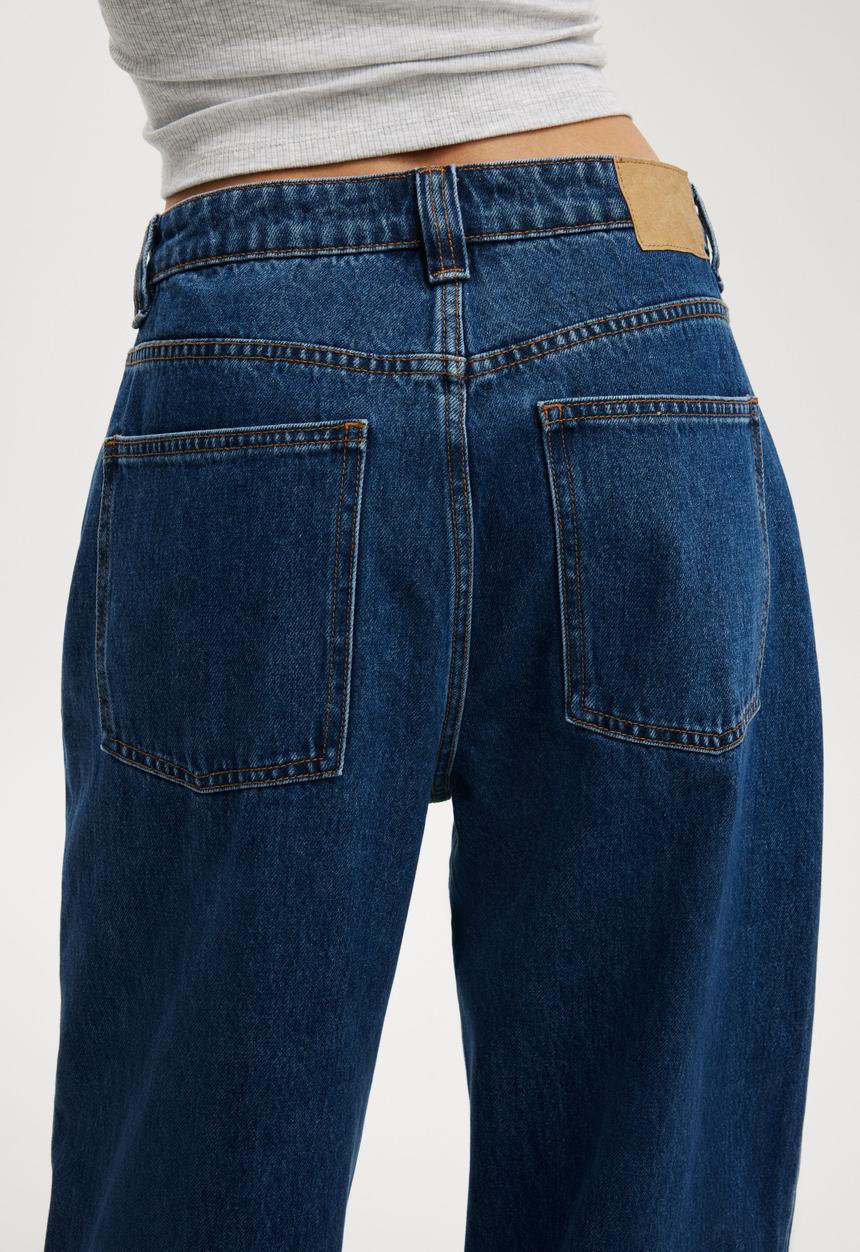 Cotton On - Low super baggy jean - sandman blue